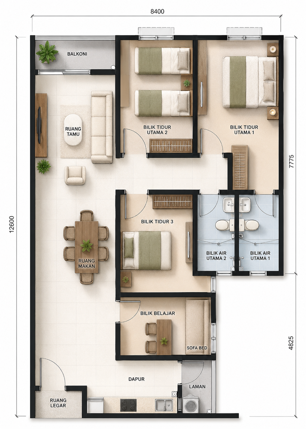 layout rumah selangorku u9 shah alam