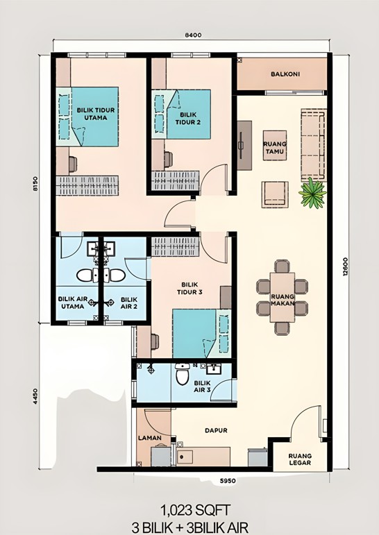 pelan rumah selangorku shah alam